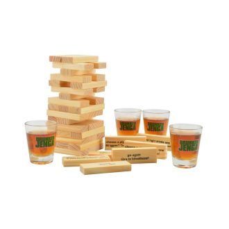 Részeg fa Jenga ivós játék