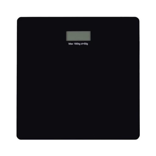 Digitális üveg személymérleg 150 kg-ig – 0,1 kg pontossággal, 28×28 cm