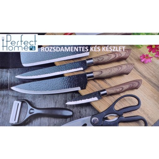 Rozsdamentes Késkészlet 6 részes
