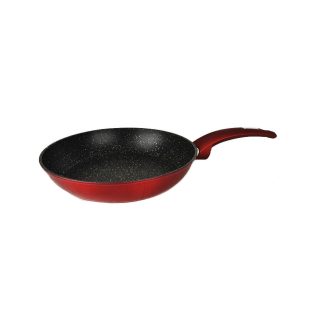   Tapadásmentes alumínium indukciós vastagfalú serpenyő 28cm Metal Red Line