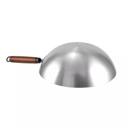 Tradicionális kínai vas wok 32 cm, 1,3 mm