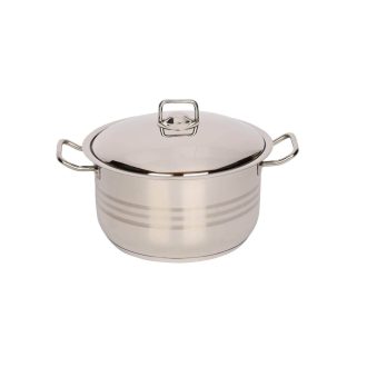 Inox magas lábas fedővel 54 liter