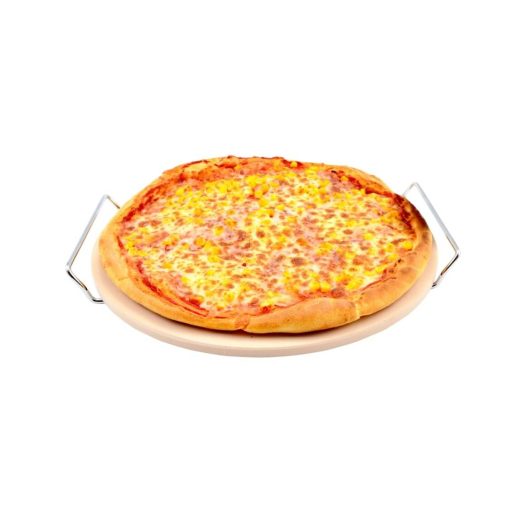 Pizzasütő kőlap állvánnyal 33cm