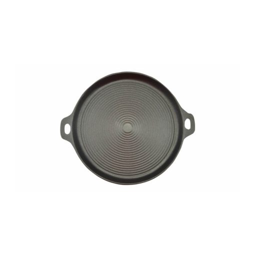Öntöttvas kerek grill lap 33cm