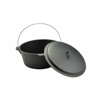   Öntöttvas Holland Bogrács-Lábas (Dutch Oven) Fedővel – 6 Liter, 30×10 cm