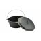 Öntöttvas Holland Bogrács-Lábas (Dutch Oven) Fedővel – 6 Liter, 30×10 cm