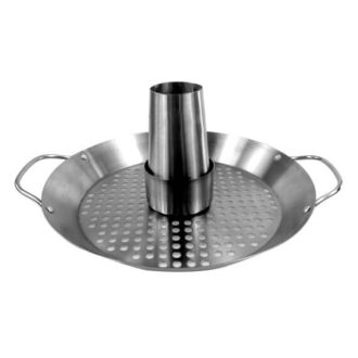   Kamado M-L csirkesütő állvány 30×36 cm – vas és fém, grill és sütő kompatibilis