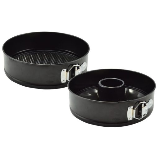 Csatos kuglóf és tortaforma tapadásmentes bevonat 24 cm – 2 aljjal, acél