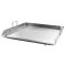 Rozsdamentes plancha / tepsi / rostlap, 50 × 50 × 5 cm