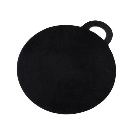 Öntöttvas grill lap kerek, füles 30cm