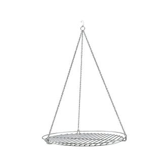 Grillrács rozsdamentes 60 cm lánccal