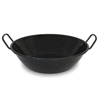 Zománcozott mély Paella serpenyő 28 cm