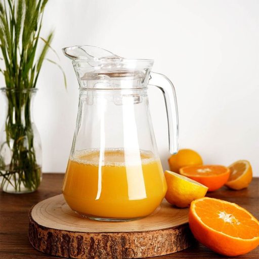 Üvegkancsó fedéllel 1,4 l