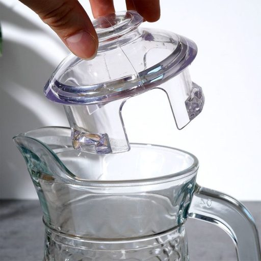 Üveg kancsó tetővel 1,4 liter