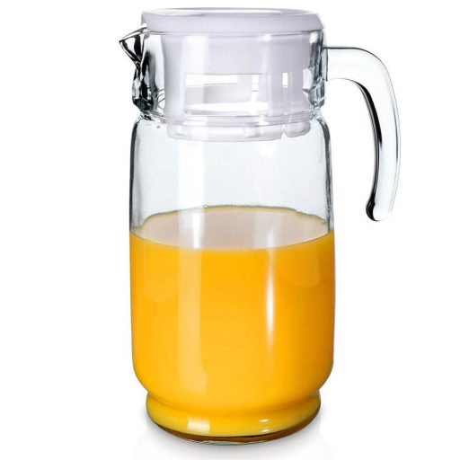 Üvegkancsó fedéllel 2 liter