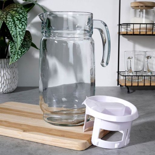 Üvegkancsó fedéllel 2 liter