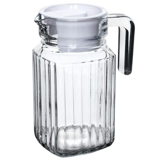Üveg kancsó tetővel 650 ml