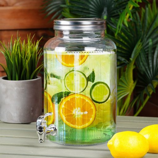 Üveg italadagoló csappal – 6,2 liter