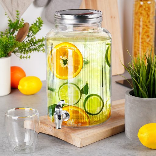Üveg italadagoló csappal – 6,2 liter