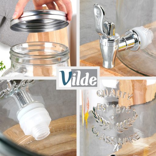 Üveg Italadagoló csappal – 6,2 liter