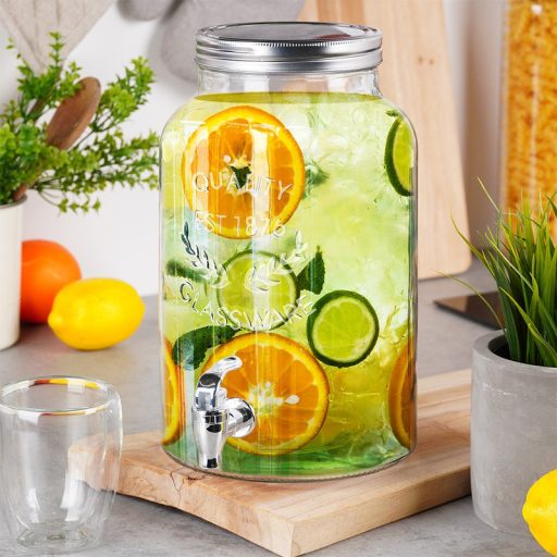 Üveg Italadagoló csappal – 6,2 liter