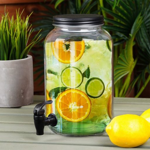 Üveg italadagoló csappal 3,2 liter