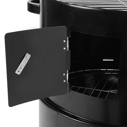 Grillező – füstölő smoker 40 cm, hőmérővel