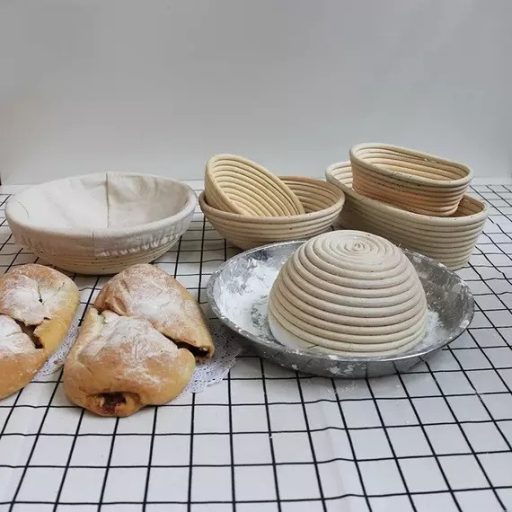 Ovális Rattan Szakajtó  Kenyér Kelesztőtál 28*14*7 cm