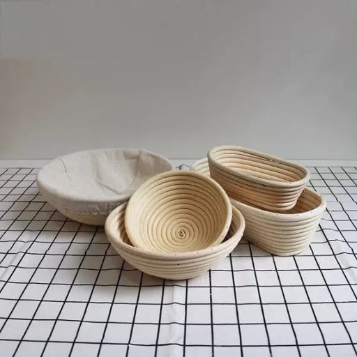 Ovális Rattan Szakajtó  Kenyér Kelesztőtál 28*14*7 cm