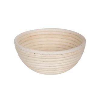Rattan Szakajtó  Kenyér Kelesztőtál Kerek, 25*8 cm
