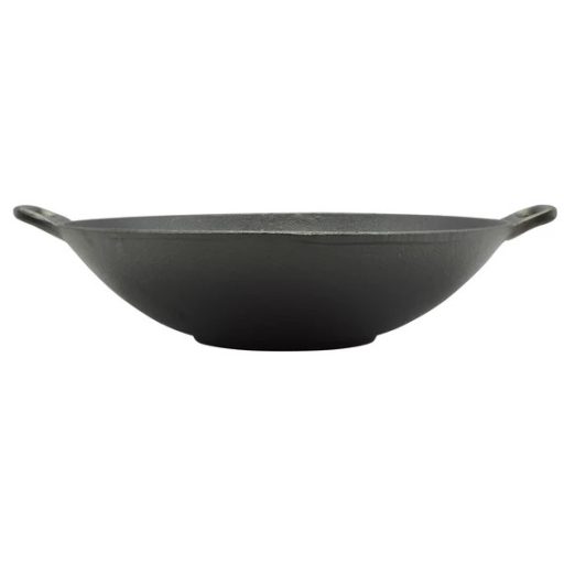 Öntöttvas wok nagy – 36,6 cm
