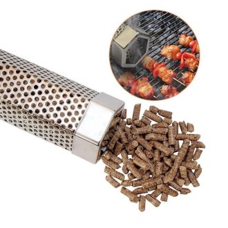 Füstölő cső rozsdamentes acél grillhez