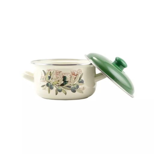 Oliva Zománcozott Lábas 18cm fedővel