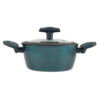   Tapadásmentes Alumínium Lábas Üvegfedővel  28 cm, 6,1 L Sea Line
