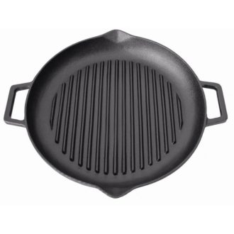 Öntöttvas grill serpenyő 31cm