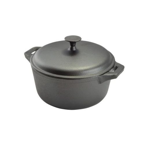 Öntöttvas lábas fedővel 24cm 4,2 liter