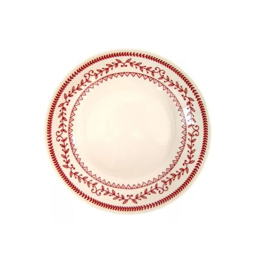 Tognana Magia Madison porcelán étkészlet – 18 db (piros dekor)