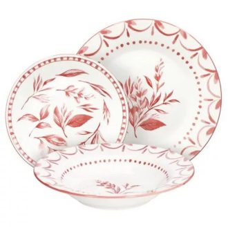   TOGNANA Olimpia NEW CORAL LOIRA porcelán étkészlet – 18 részes
