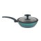 Tapadásmentes Alumínium indukciós Wok Üvegfedővel 24cm Sea Line