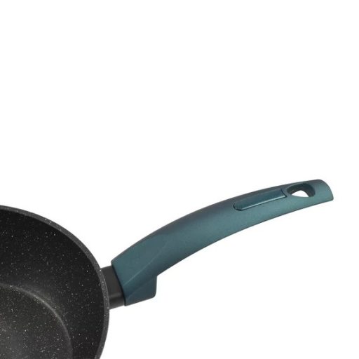 Tapadásmentes Alumínium indukciós Wok Üvegfedővel 24cm Sea Line