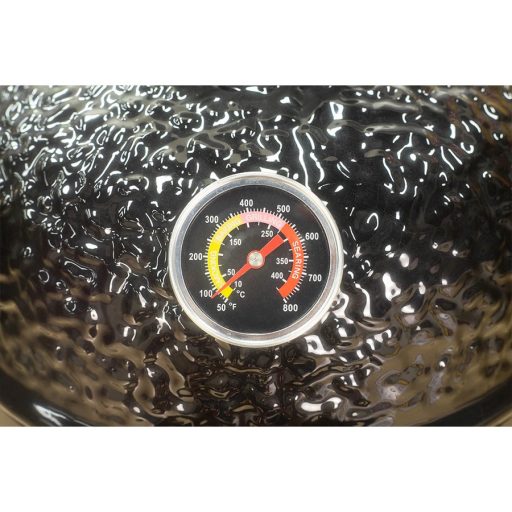 Kamado SE Premium Line Grillező 13"/32cm fényes fekete - készlet