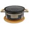 Hibachi Grillező 15"/34 cm kerek fekete