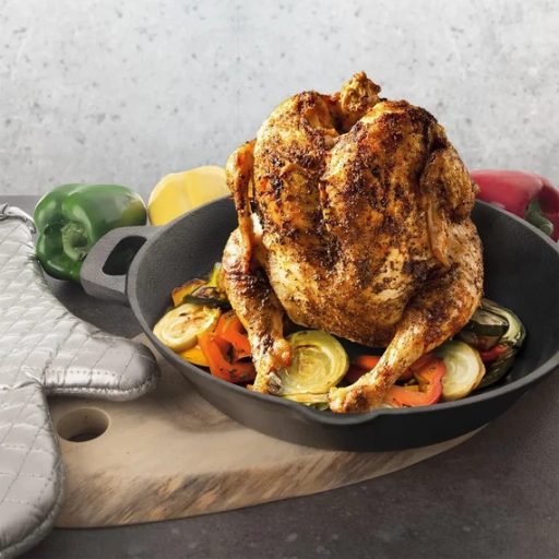 Orion Öntöttvas Grillcsirkesütő Serpenyő  28 cm