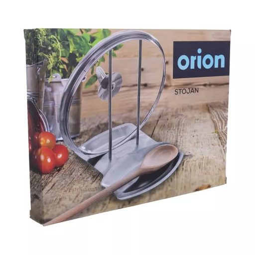 Rozsdamentes Orion fakanál  és fedőtartó