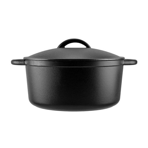 Öntöttvas Lábas 26 cm 5 liter Íves fülű
