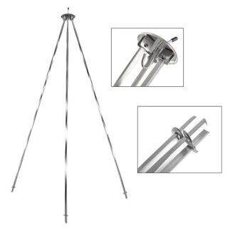   Rozsdamentes bográcsállvány 117 cm – 7 mm vastag lábakkal