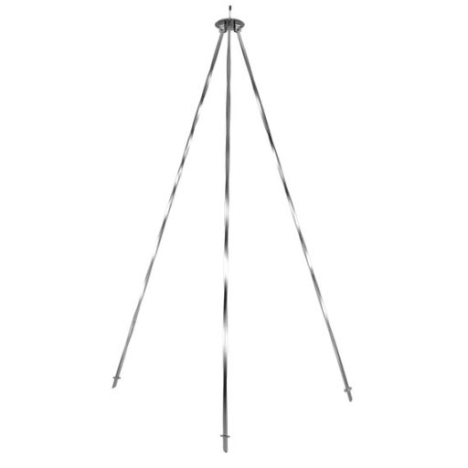 Rozsdamentes bográcsállvány 117 cm – 7 mm vastag lábakkal