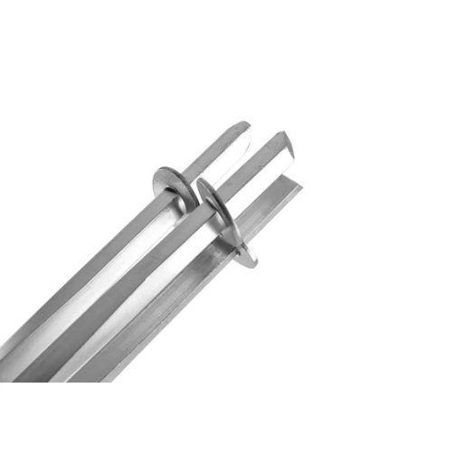 Rozsdamentes bográcsállvány 117 cm – 7 mm vastag lábakkal