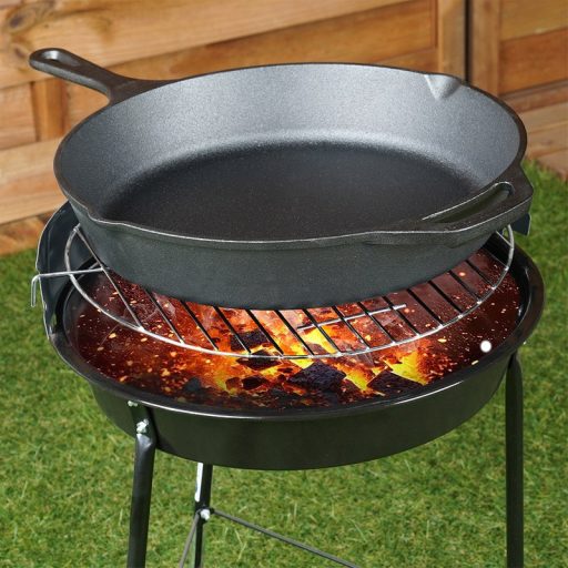Öntöttvas serpenyő szilikon fogantyúvédővel 30 cm – CAST LINE