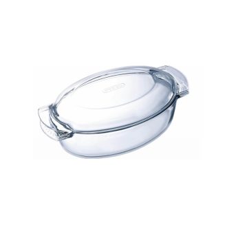 PYREX IRRESISTIBLE ovál kacsasütő üvegfedővel 5,8L